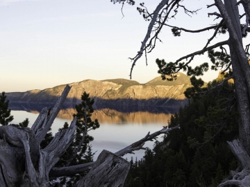 sunset crater lake